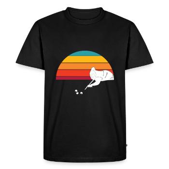 Snooker player - Men's Premium Organic T-Shirt - black - Front - Nico (187cm)