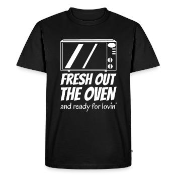 Naissance de bébé - T-shirt Premium bio Homme - noir - Devant - Nico (187cm)
