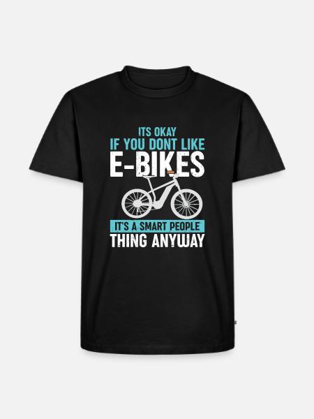E-Biker - T-shirt Premium bio Homme - noir
