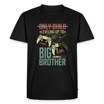 Big Brother 2021 Gamer Son - Men's Premium Organic T-Shirt - black - Front - Nico (187cm)