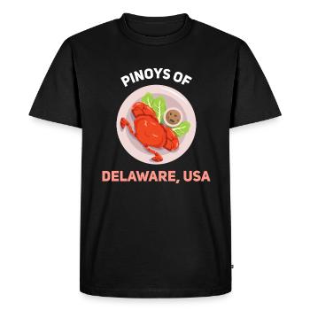 Delaware Fil-Am Design for Proud Pinoys - Men's Premium Organic T-Shirt - black - Front - Nico (187cm)