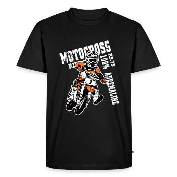 Kinder Motocross - KIDS MX - T-shirt Premium bio Homme - noir - Devant - Nico (187cm)