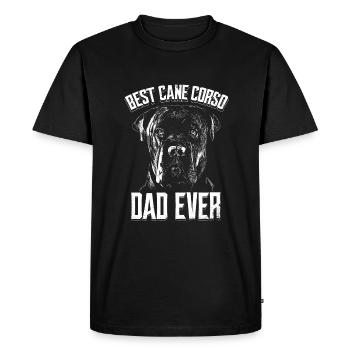 Cane Corso Chien - T-shirt Premium bio Homme - noir - Devant - Nico (187cm)