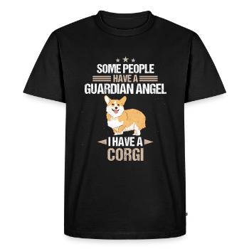Pembroke Welsh Corgi Chiens Chiens - T-shirt Premium bio Homme - noir - Devant - Nico (187cm)
