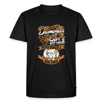 Cane Corso Chien - T-shirt Premium bio Homme - noir - Devant - Nico (187cm)
