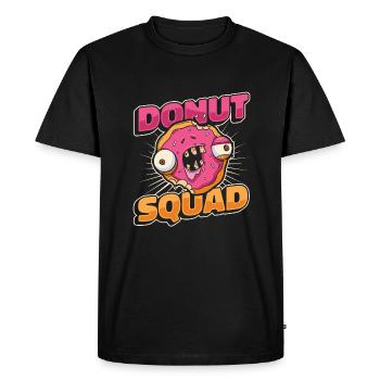 Donut Donuts Candy Bagel - T-shirt Premium bio Homme - noir - Devant - Nico (187cm)