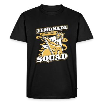 Sodas au jus de citron - T-shirt Premium bio Homme - noir - Devant - Nico (187cm)