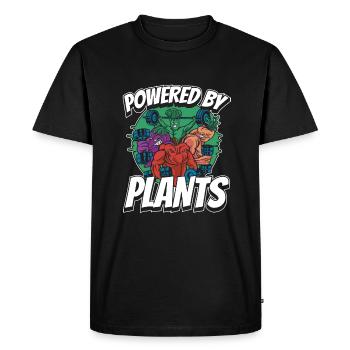 Végétarien Végétalien Veggie Végétarien - T-shirt Premium bio Homme - noir - Devant - Nico (187cm)