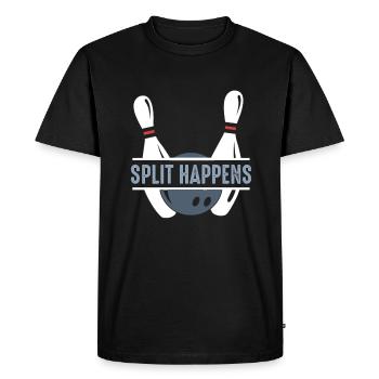 Bowling Bowler Pin Ball Bowling Ball - T-shirt Premium bio Homme - noir - Devant - Nico (187cm)