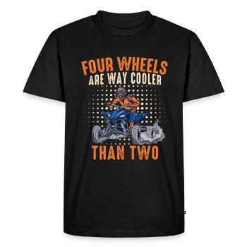 Quad Quads Quatre Roues Motorsport - T-shirt Premium bio Homme - noir - Devant - Nico (187cm)