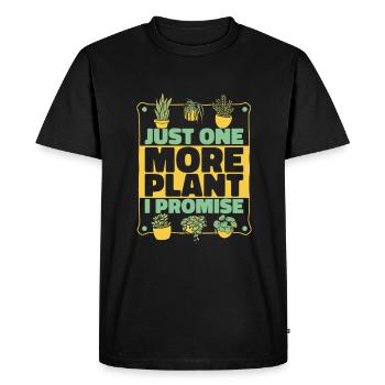 Gardener Garden Plants Gardening - Men's Premium Organic T-Shirt - black - Front - Nico (187cm)