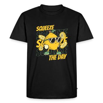Sodas au jus de citron - T-shirt Premium bio Homme - noir - Devant - Nico (187cm)