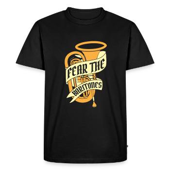 Instrument baryton Musique baryton - T-shirt Premium bio Homme - noir - Devant - Nico (187cm)