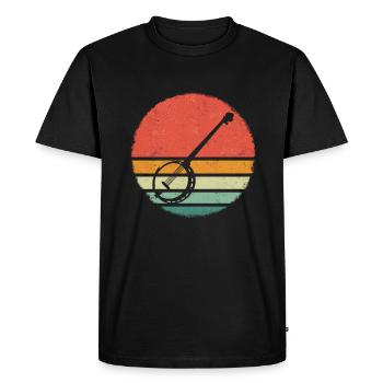 Banjo Instrument - T-shirt Premium bio Homme - noir - Devant - Nico (187cm)
