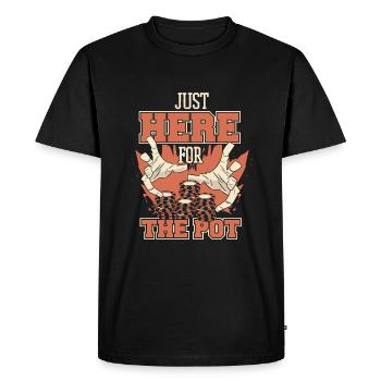 Poker Casino Texas Hold'em Poker Players - Men's Premium Organic T-Shirt - black - Front - Nico (187cm)