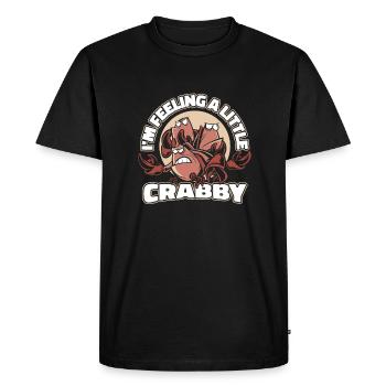 Crabe Ermite Crabe Crabe Cancer - T-shirt Premium bio Homme - noir - Devant - Nico (187cm)