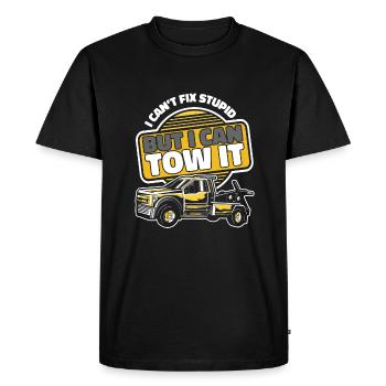 Tow Truck Truck Tow Truck - Men's Premium Organic T-Shirt - black - Front - Nico (187cm)