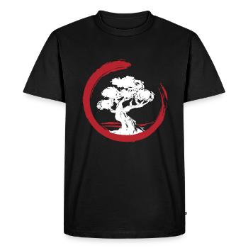 Bonsaï Arbre Bonsaï japonais - T-shirt Premium bio Homme - noir - Devant - Nico (187cm)