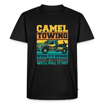 Tow Truck Truck Tow Truck - Men's Premium Organic T-Shirt - black - Front - Nico (187cm)