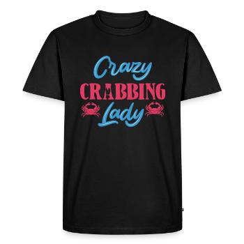 Pêche au crabe Crabe Pêcheurs de crabe - T-shirt Premium bio Homme - noir - Devant - Nico (187cm)