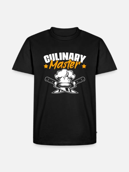 Culinary Master Fun Professional Cooking - Men's Premium Organic T-Shirt - black