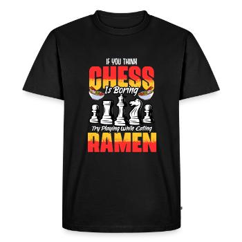 Passionné de jeux de société amusant pour un - T-shirt Premium bio Homme - noir - Devant - Nico (187cm)