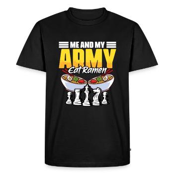 Drôle de jeu de société sports humour pour un - T-shirt Premium bio Homme - noir - Devant - Nico (187cm)
