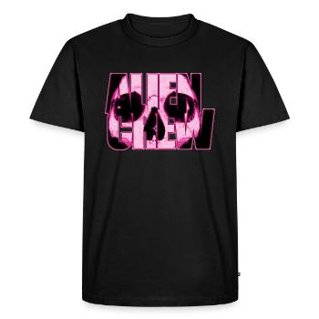 Crâne extraterrestre - T-shirt Premium bio Homme - noir - Devant - Nico (187cm)