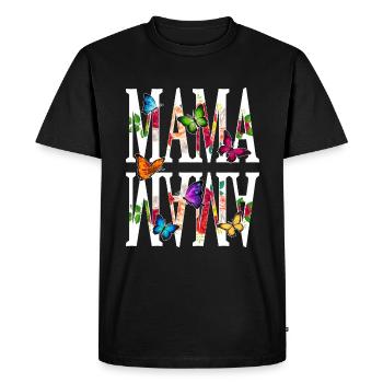 T-shirt fête des mères - T-shirt Premium bio Homme - noir - Devant - Nico (187cm)