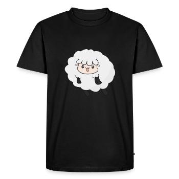 Kawaii woken sheep - Men's Premium Organic T-Shirt - black - Front - Nico (187cm)