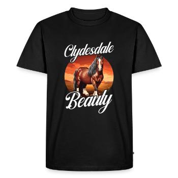 Cold Blooded Horse Horse Lovers Riding - Men's Premium Organic T-Shirt - black - Front - Nico (187cm)