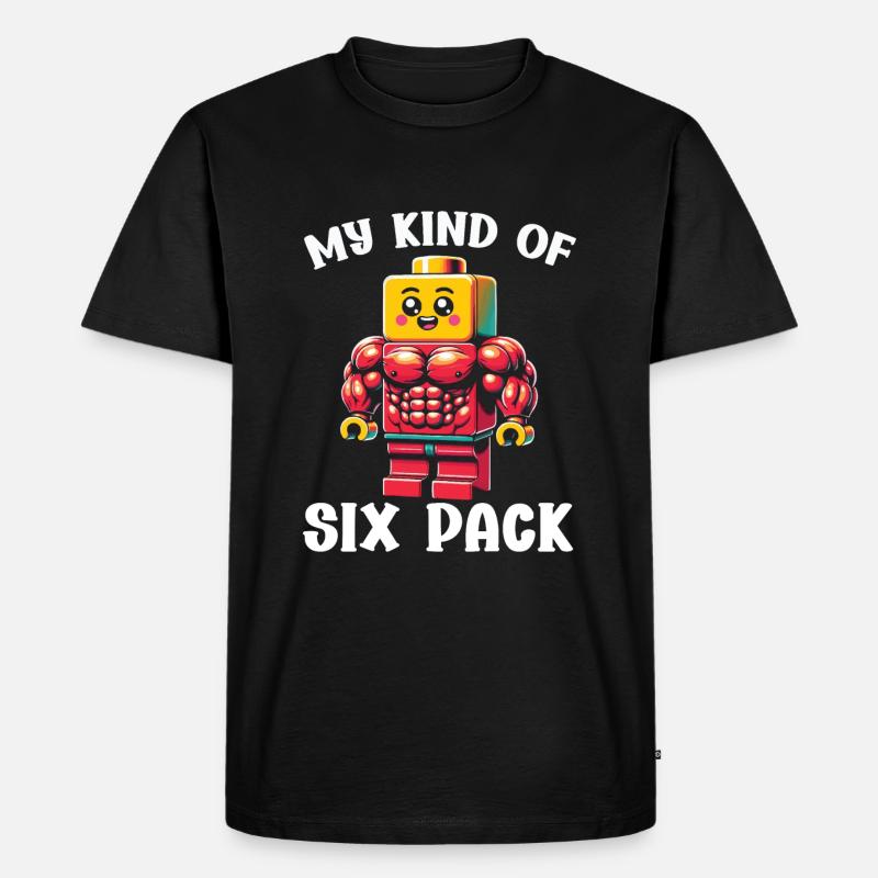 Expert Master Builder Bricks - Men's Premium Organic T-Shirt - black