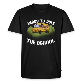 Back To School Clothing Education Teachers Students - Men's Premium Organic T-Shirt - black - Front - Nico (187cm)