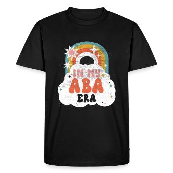 Aba therapist Behavior analyst Psychologist - Men's Premium Organic T-Shirt - black - Front - Nico (187cm)