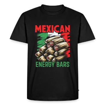 Tamales mexicains - T-shirt Premium bio Homme - noir - Devant - Nico (187cm)