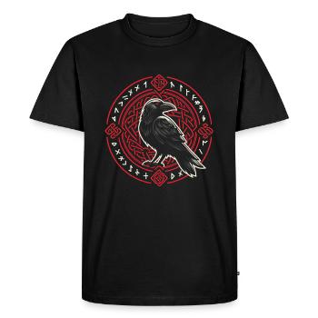 Culture viking nordique Mythologie nordique - T-shirt Premium bio Homme - noir - Devant - Nico (187cm)
