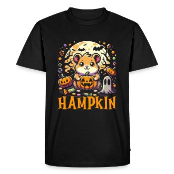 Déguisement d’Halloween amusant pour les amoureux des hamsters - T-shirt Premium bio Homme - noir - Devant - Nico (187cm)