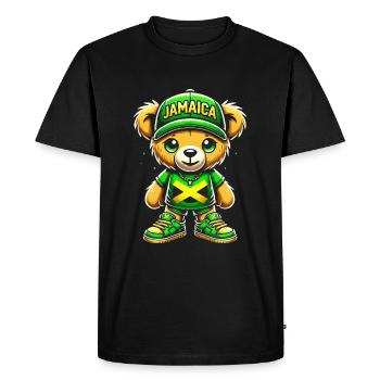 Nationalité du pays battant pavillon de la Jamaïque, I - T-shirt Premium bio Homme - noir - Devant - Nico (187cm)