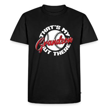 Softball - T-shirt Premium bio Homme - noir - Devant - Nico (187cm)