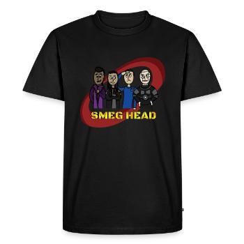 Smeg Head Characters - Men's Premium Organic T-Shirt - black - Front - Nico (187cm)