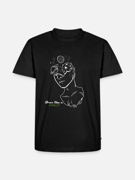 Spacy Grow Like A Pro - Men's Premium Organic T-Shirt - black