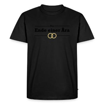 Baccalauréat - T-shirt Premium bio Homme - noir - Devant - Nico (187cm)