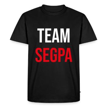 Team segpa - T-shirt Premium bio Homme - noir - Devant - Nico (187cm)