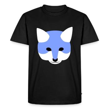 Fox pour garçons collection famille mignon - T-shirt Premium bio Homme - noir - Devant - Nico (187cm)