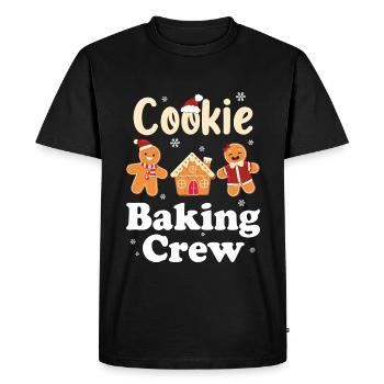 Cadeaux de Noël Noël - T-shirt Premium bio Homme - noir - Devant - Nico (187cm)