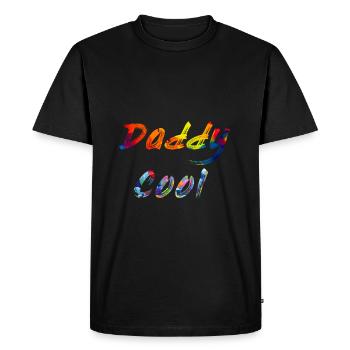 Daddy cool - Men's Premium Organic T-Shirt - black - Front - Nico (187cm)