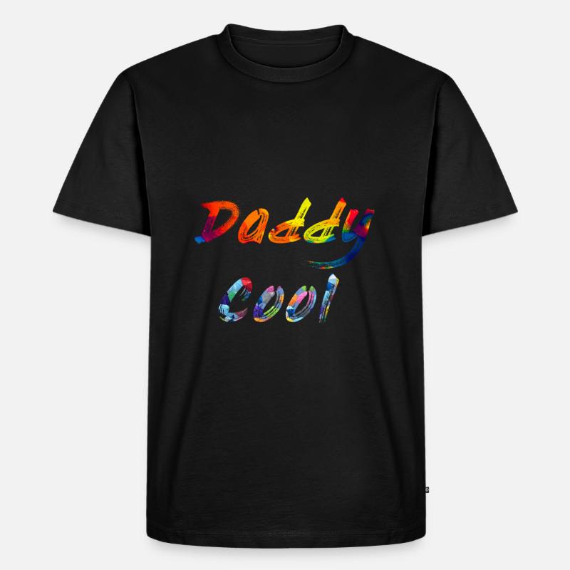 Daddy cool - Men's Premium Organic T-Shirt - black