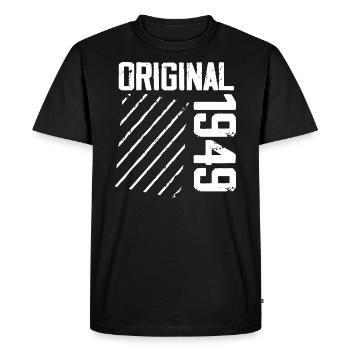 Original 1949 75e Anniversaire Cadeau Retro - T-shirt Premium bio Homme - noir - Devant - Nico (187cm)