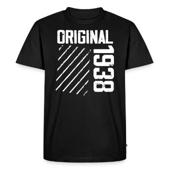 Original 1938 86e Anniversaire Cadeau Retro - T-shirt Premium bio Homme - noir - Devant - Nico (187cm)