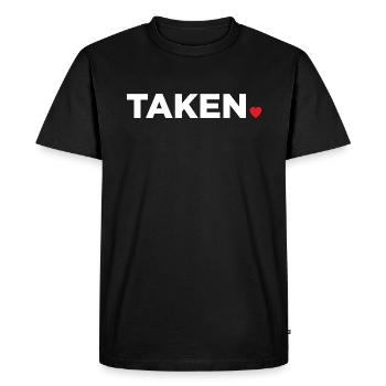 Pris - T-shirt Premium bio Homme - noir - Devant - Nico (187cm)